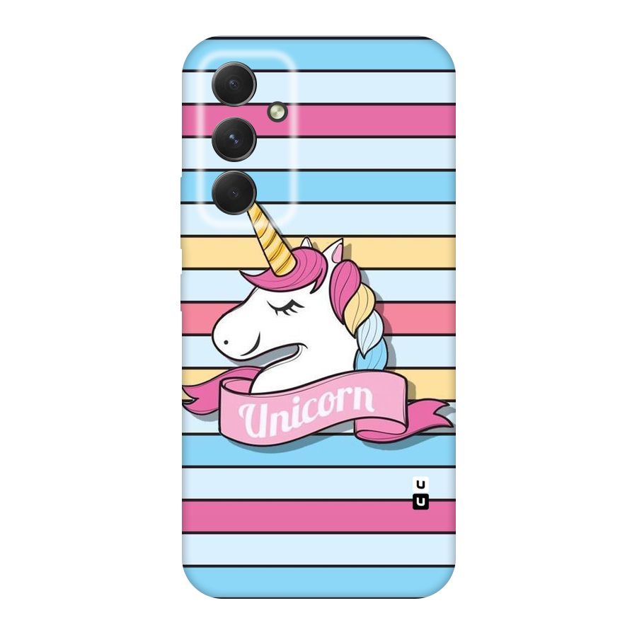 Unicorn Stripes Original Polycarbonate Back Case for Galaxy A54