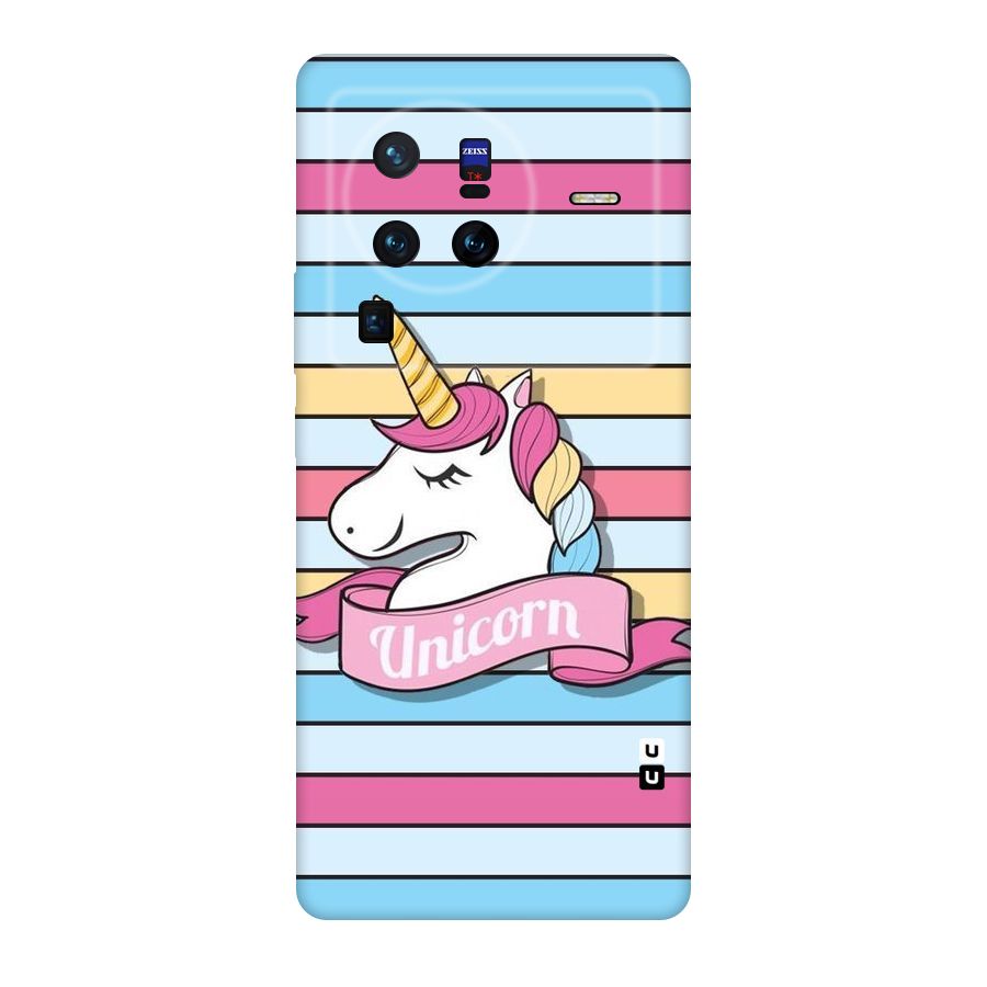 Unicorn Stripes Original Polycarbonate Back Case for Vivo X80