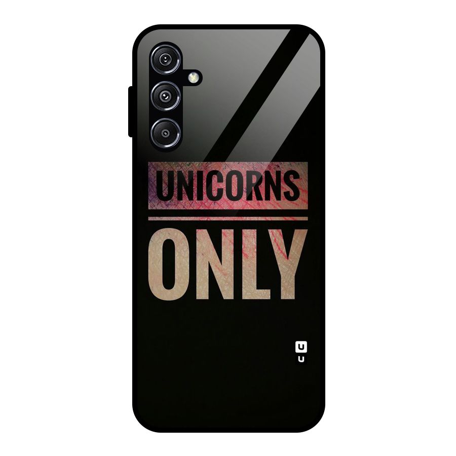 Unicorns Only Glass Back Case for Galaxy M34 5G