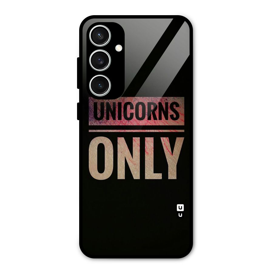 Unicorns Only Glass Back Case for Galaxy S23 FE