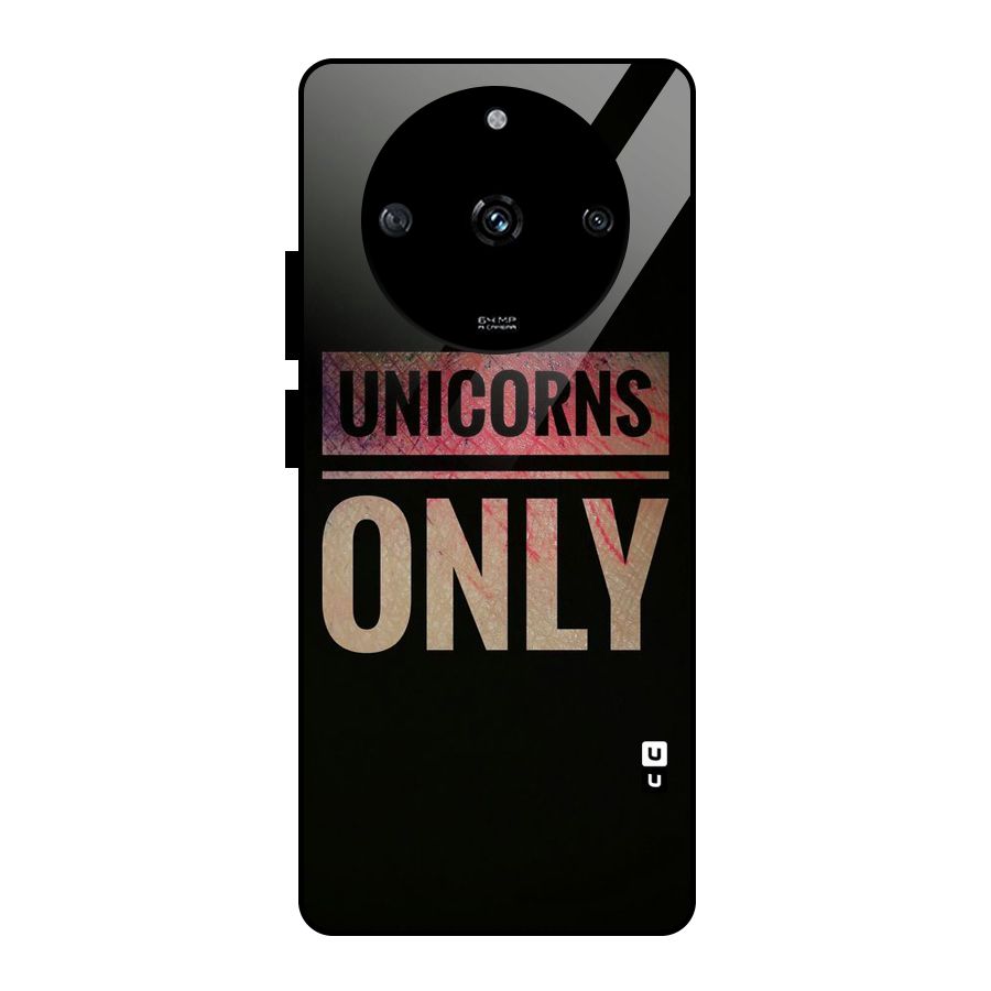 Unicorns Only Glass Back Case for Realme Narzo 60 5G