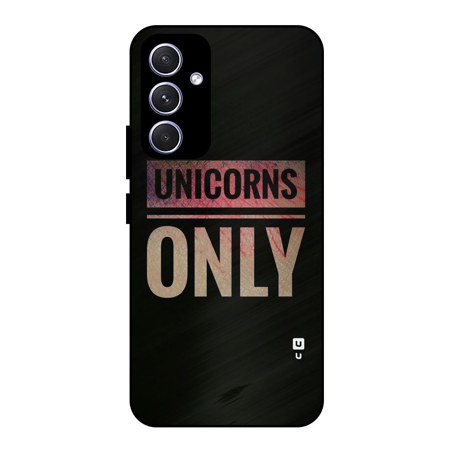 Unicorns Only Metal Back Case for Galaxy A54