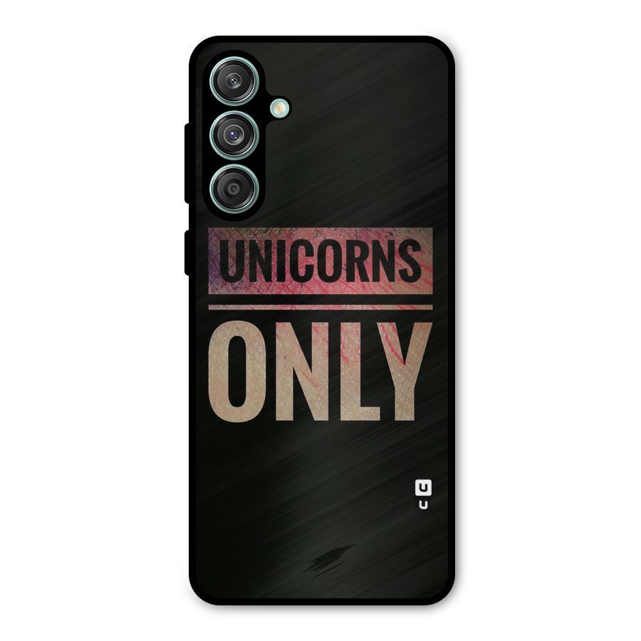 Unicorns Only Metal Back Case for Galaxy M55 5G