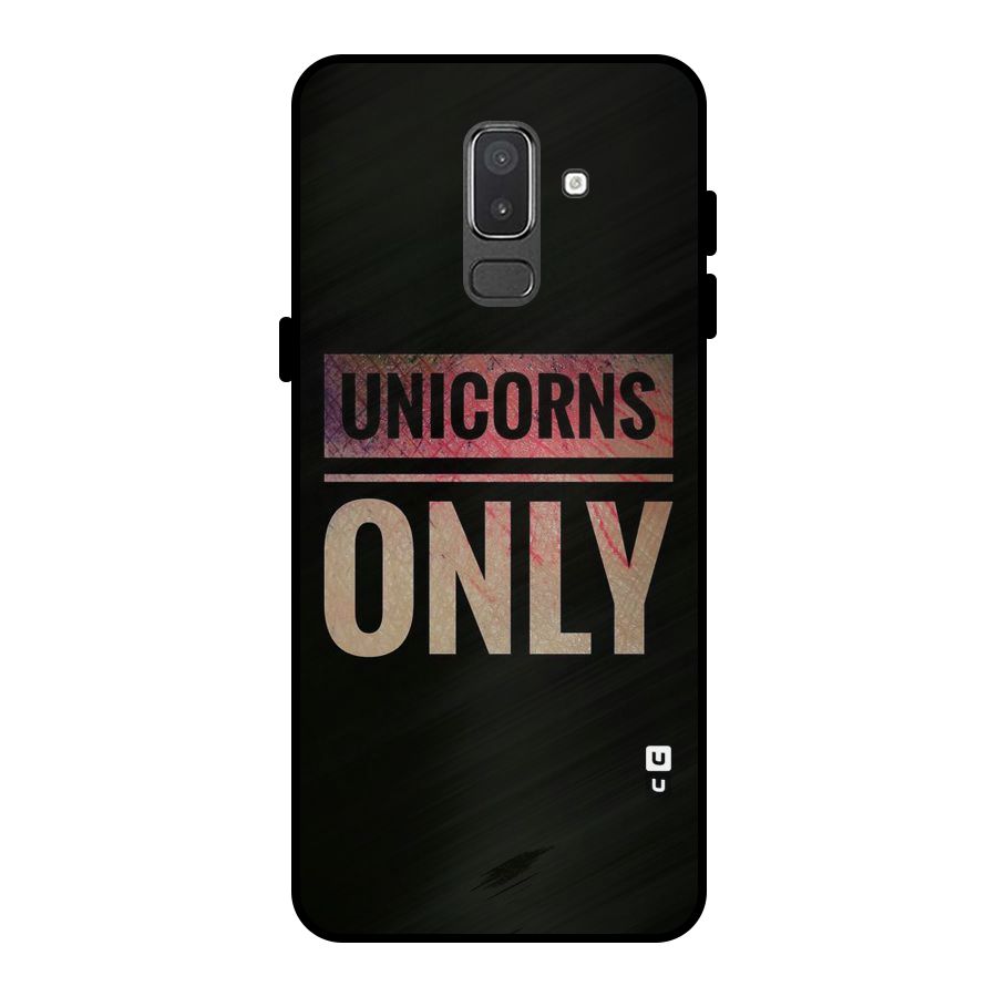 Unicorns Only Metal Back Case for Galaxy On8 (2018)