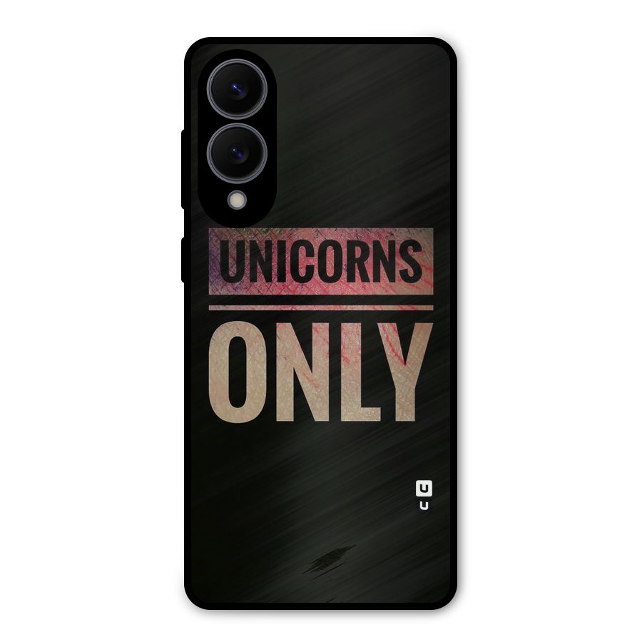 Unicorns Only Metal Back Case for Galaxy S25 Edge