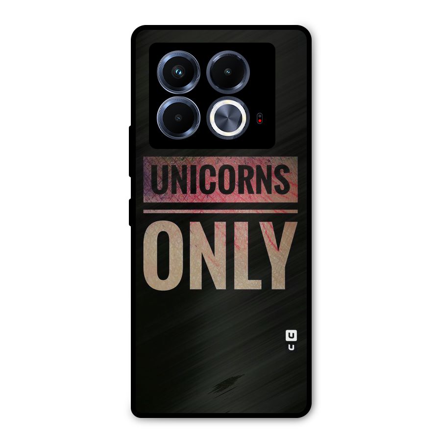 Unicorns Only Metal Back Case for Infinix Note 40 5G