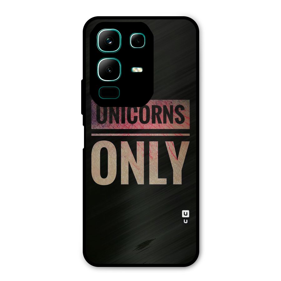 Unicorns Only Metal Back Case for Infinix Note 50x