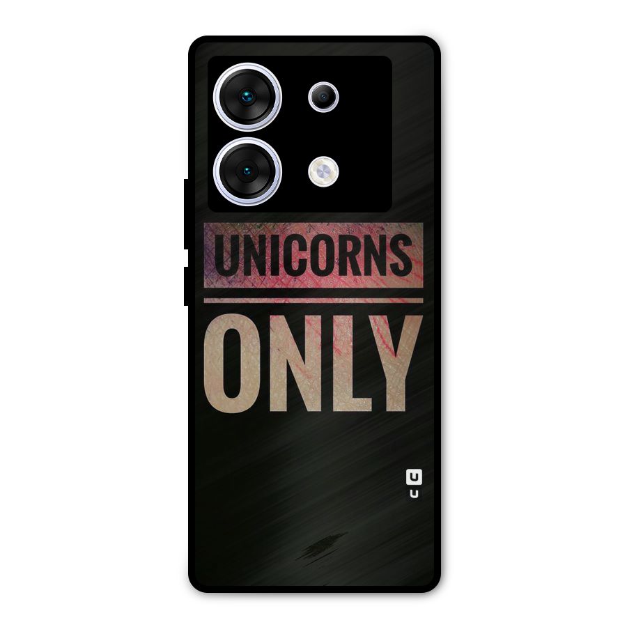 Unicorns Only Metal Back Case for Infinix Zero 30 5G