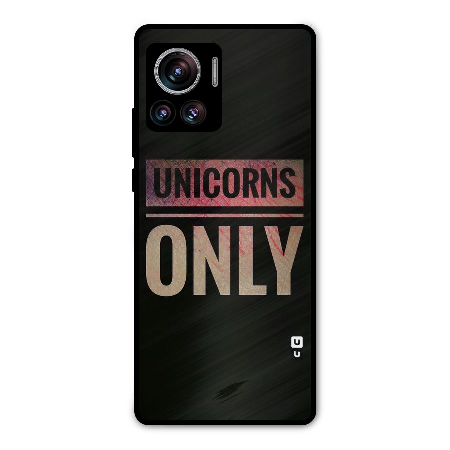 Unicorns Only Metal Back Case for Motorola Edge 30 Ultra