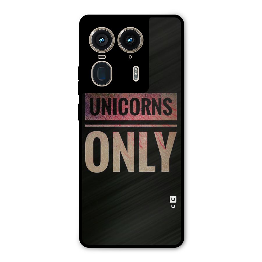 Unicorns Only Metal Back Case for Motorola Edge 50 Ultra