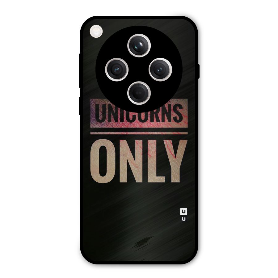 Unicorns Only Metal Back Case for Oppo Find X8