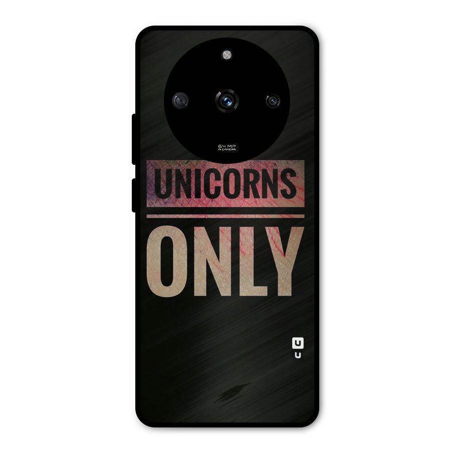 Unicorns Only Metal Back Case for Realme Narzo 60 5G