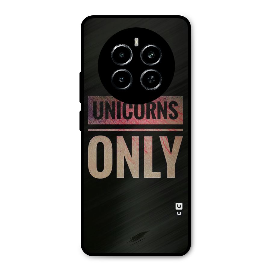 Unicorns Only Metal Back Case for Realme P1
