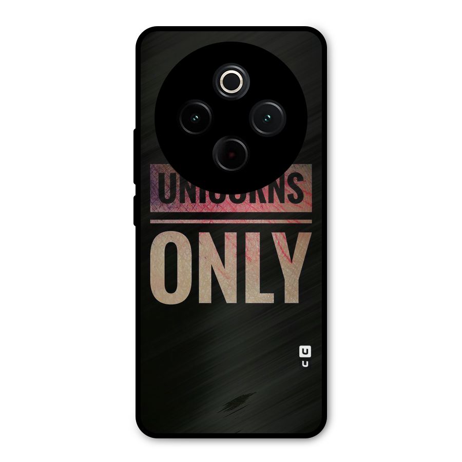 Unicorns Only Metal Back Case for Vivo T4