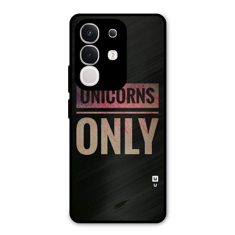 Unicorns Only Metal Back Case for Vivo T4x