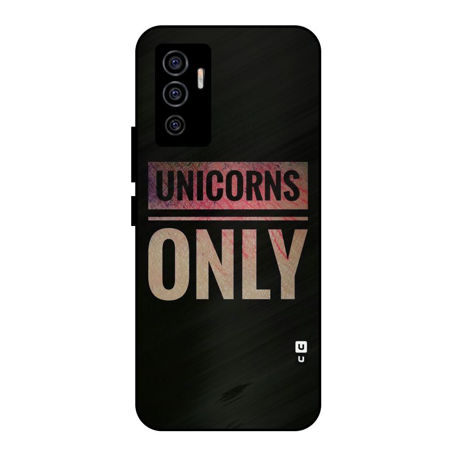 Unicorns Only Metal Back Case for Vivo V23e
