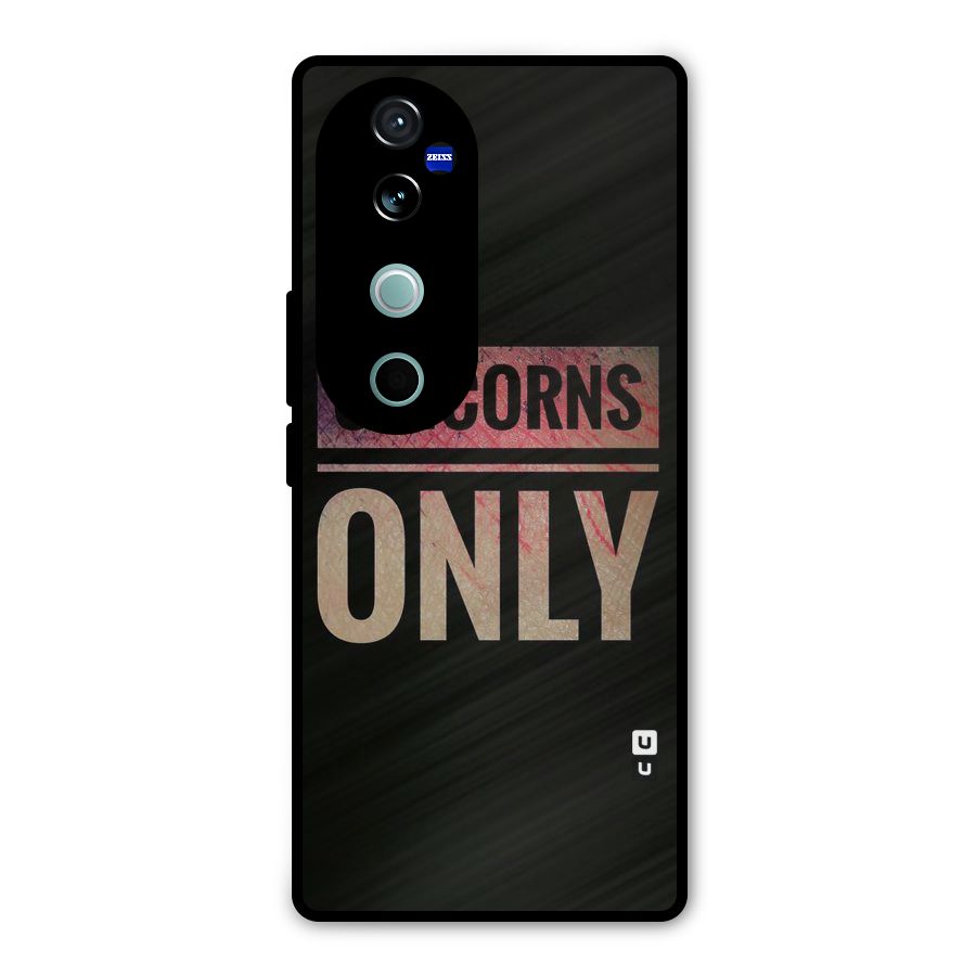 Unicorns Only Metal Back Case for Vivo V40