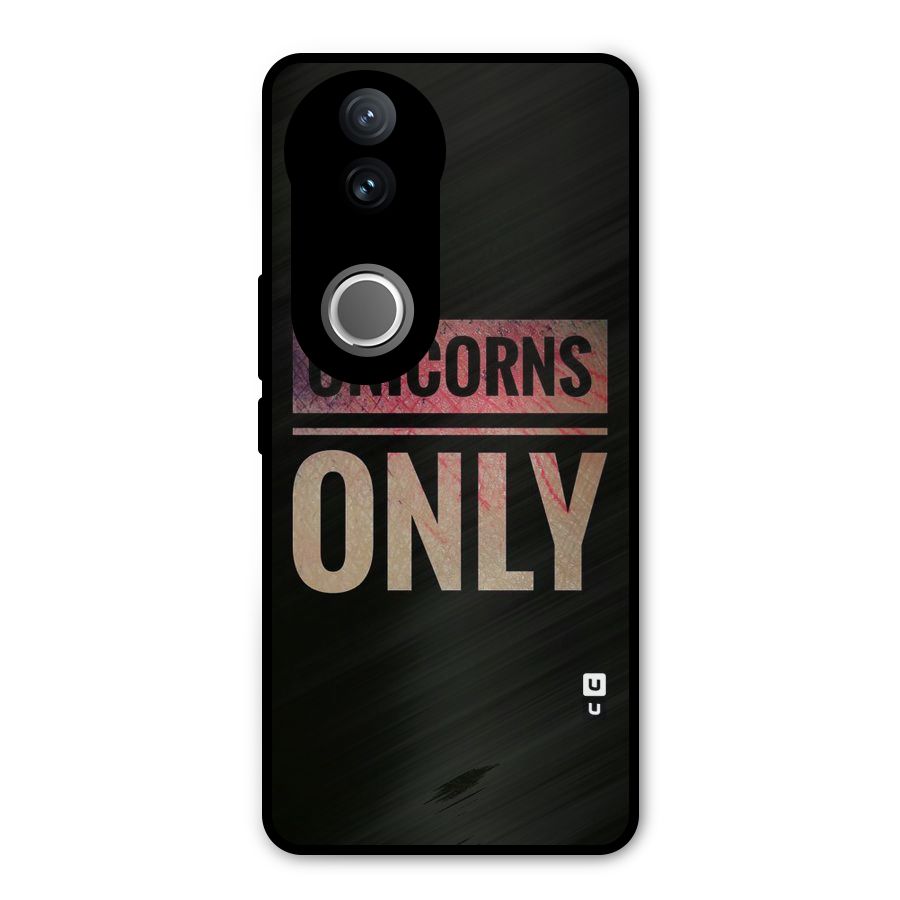 Unicorns Only Metal Back Case for Vivo V50e