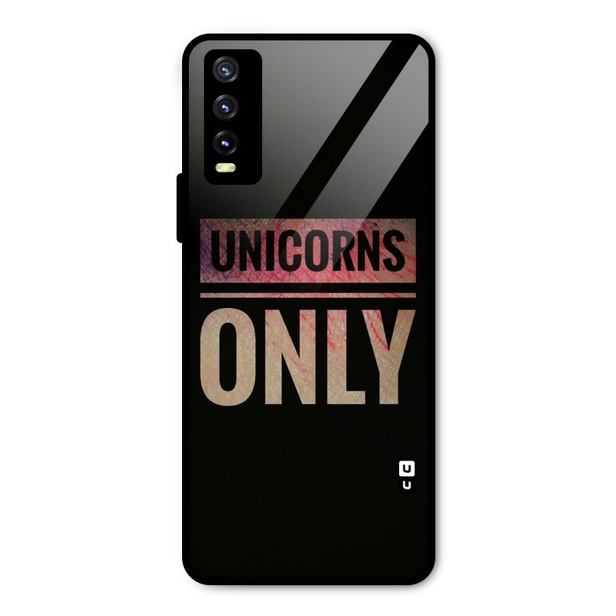 Unicorns Only Metal Back Case for Vivo Y20i