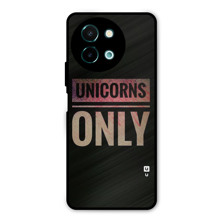 Unicorns Only Metal Back Case for Vivo Y58
