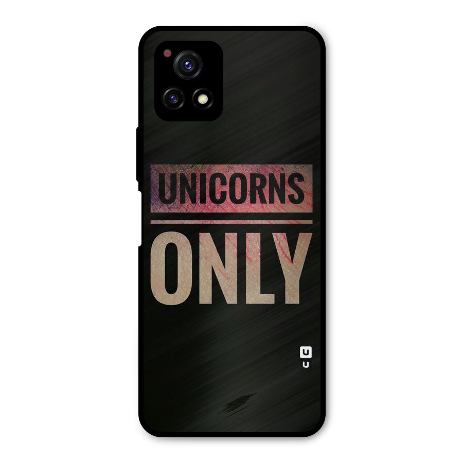 Unicorns Only Metal Back Case for Vivo Y72 5G