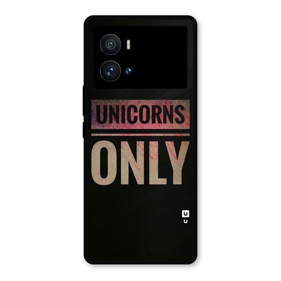 Unicorns Only Metal Back Case for iQOO 9 Pro
