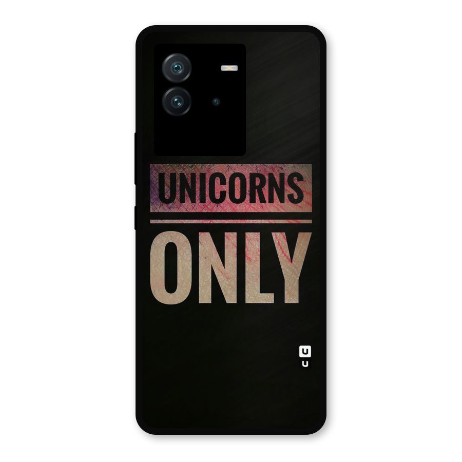 Unicorns Only Metal Back Case for iQOO Neo 6 5G