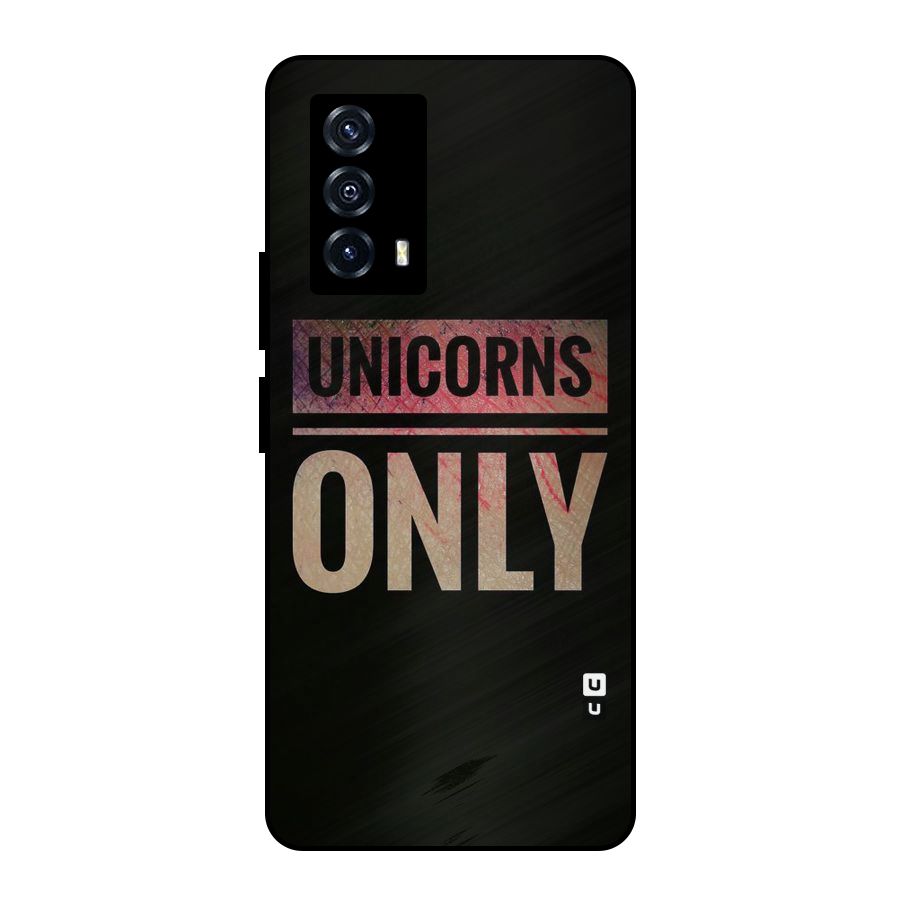 Unicorns Only Metal Back Case for iQOO Z5