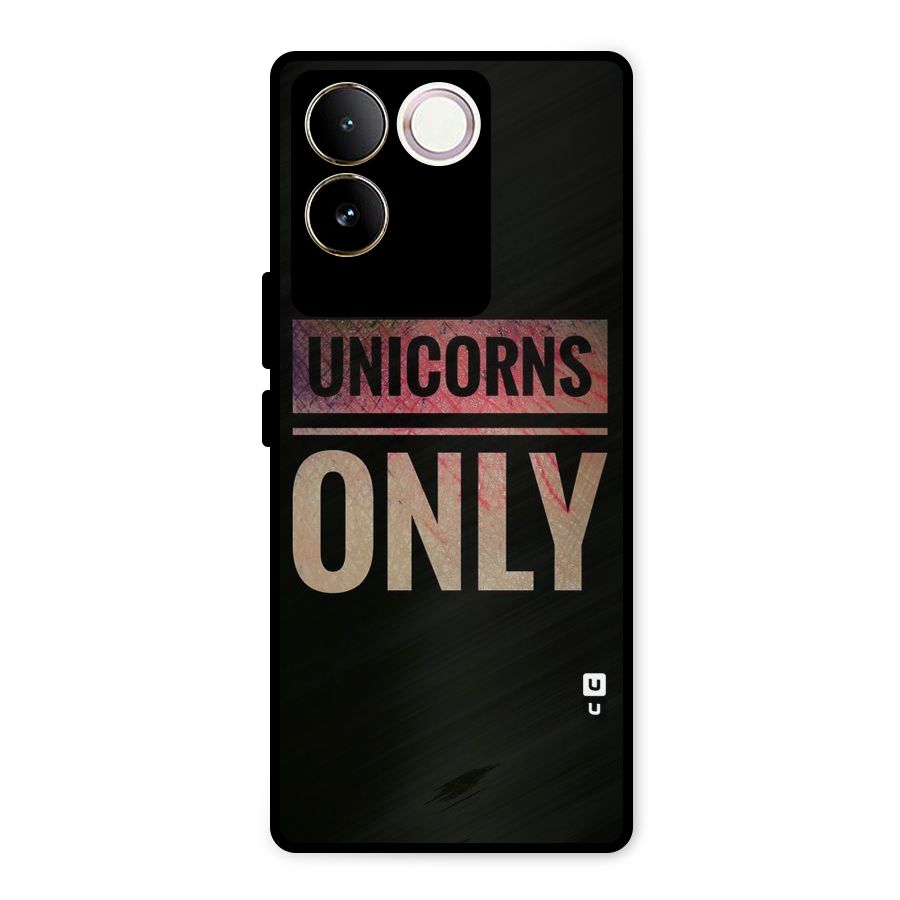Unicorns Only Metal Back Case for iQOO Z7 Pro