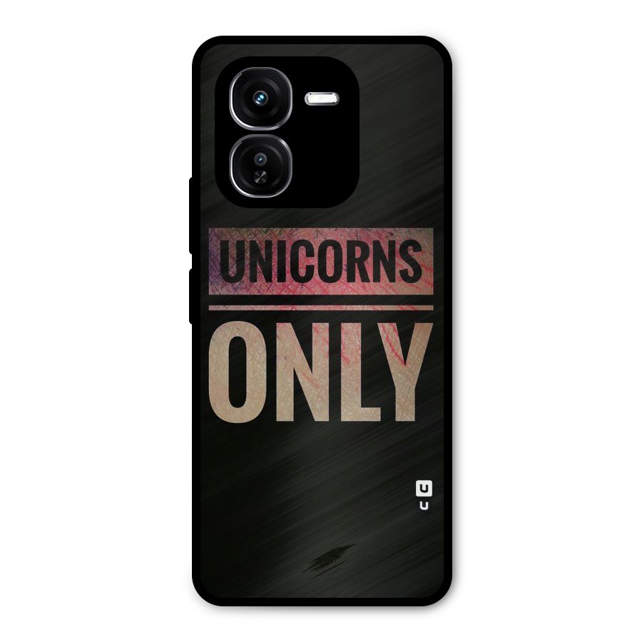 Unicorns Only Metal Back Case for iQOO Z9x