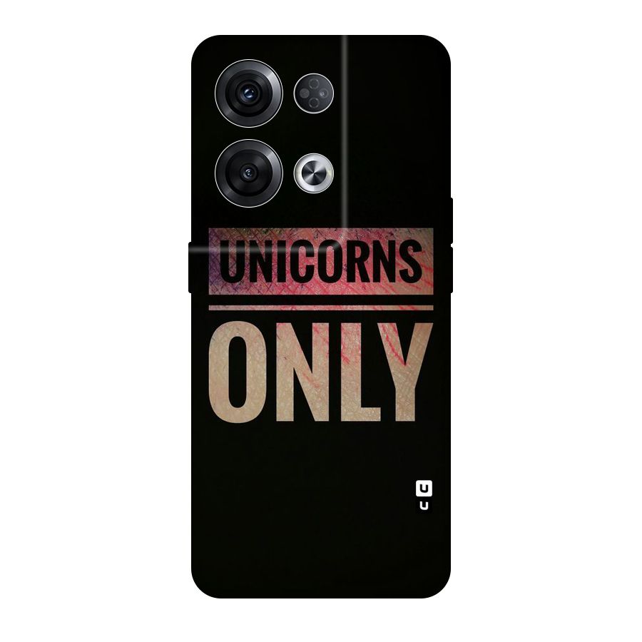 Unicorns Only Original Polycarbonate Back Case for Oppo Reno8 Pro 5G