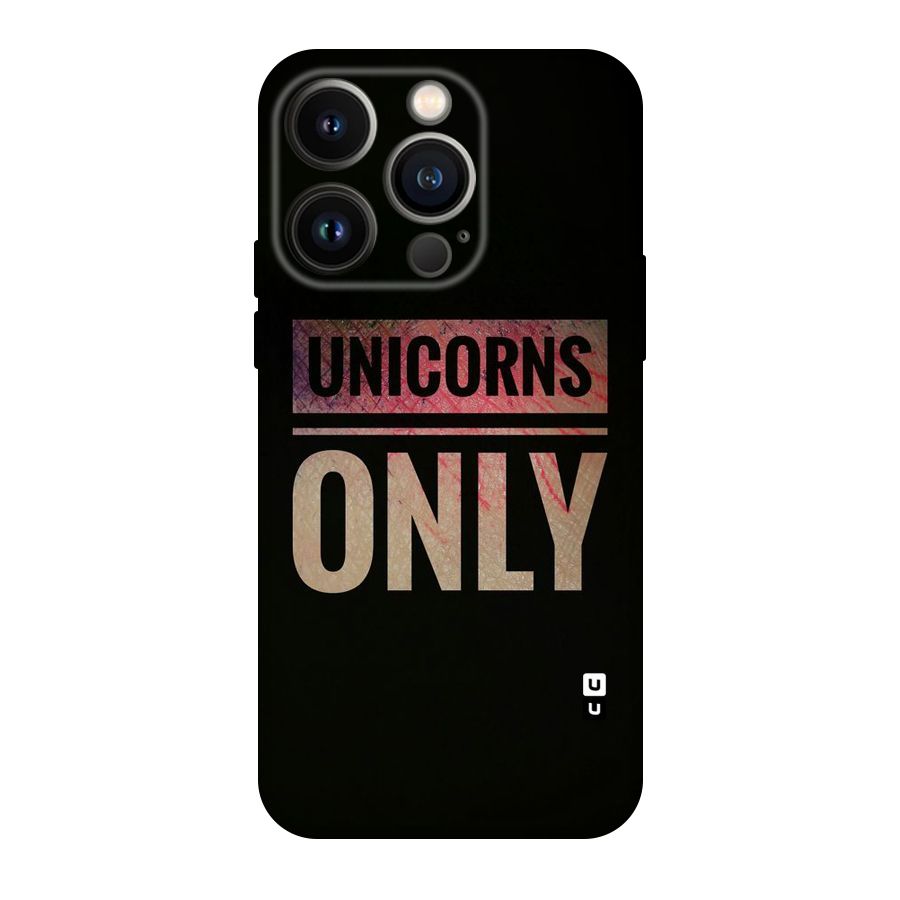 Unicorns Only Original Polycarbonate Back Case for iPhone 14 Pro