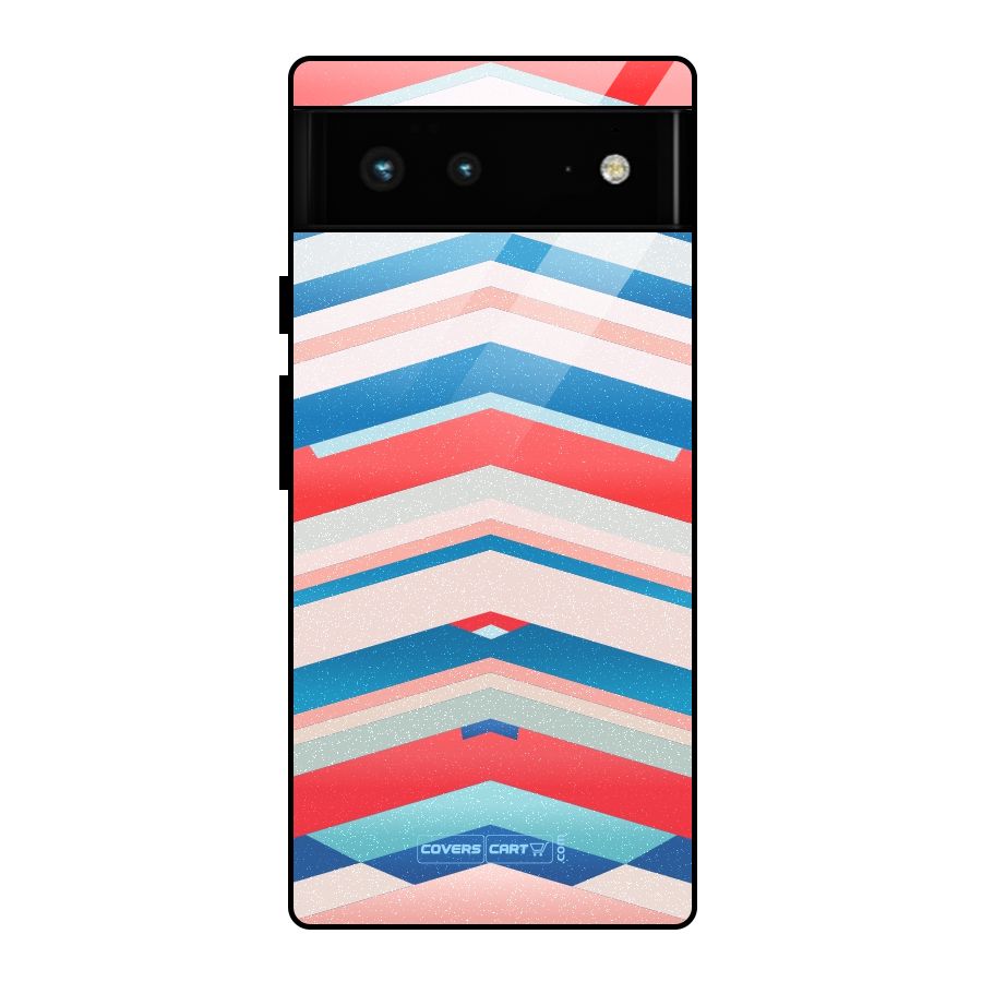 Unique Vibrant Colours Glass Back Case for Google Pixel 6