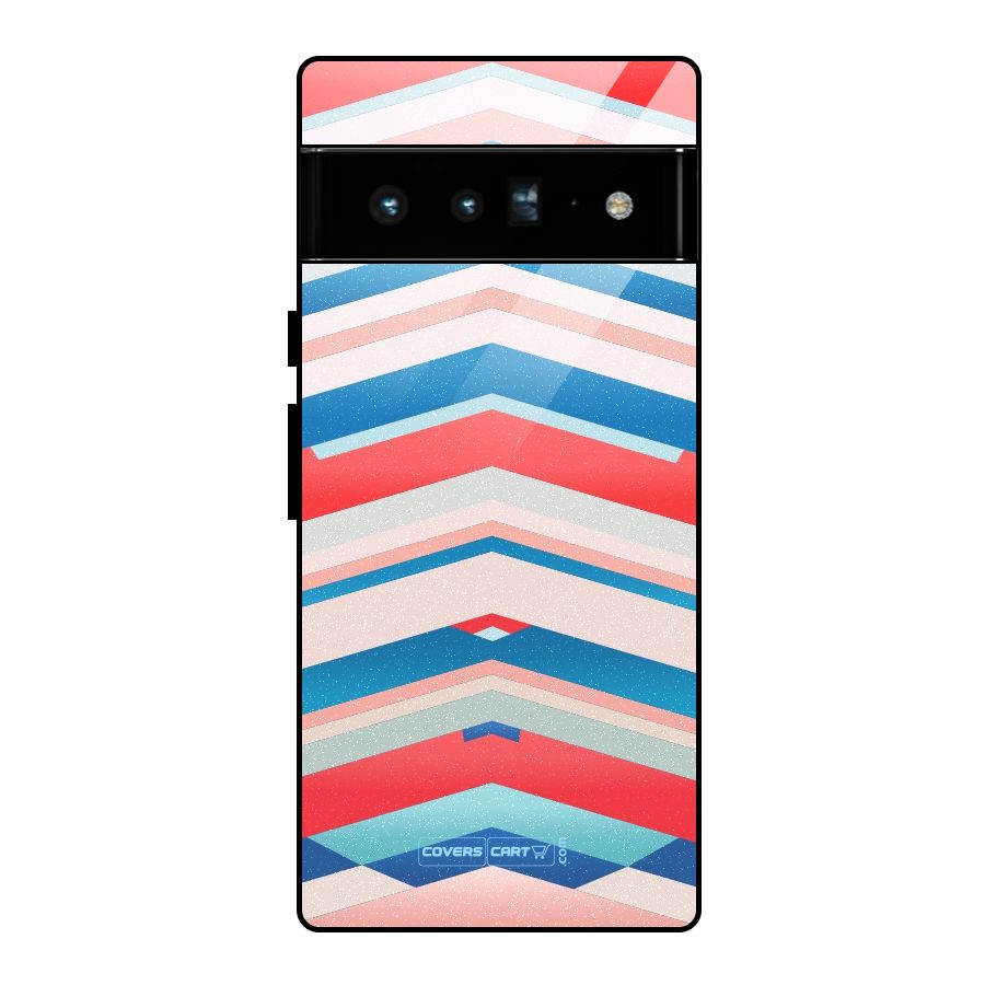 Unique Vibrant Colours Glass Back Case for Google Pixel 6 Pro
