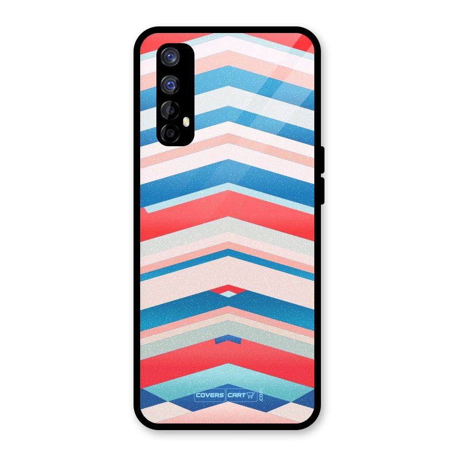 Unique Vibrant Colours Glass Back Case for Realme Narzo 20 Pro