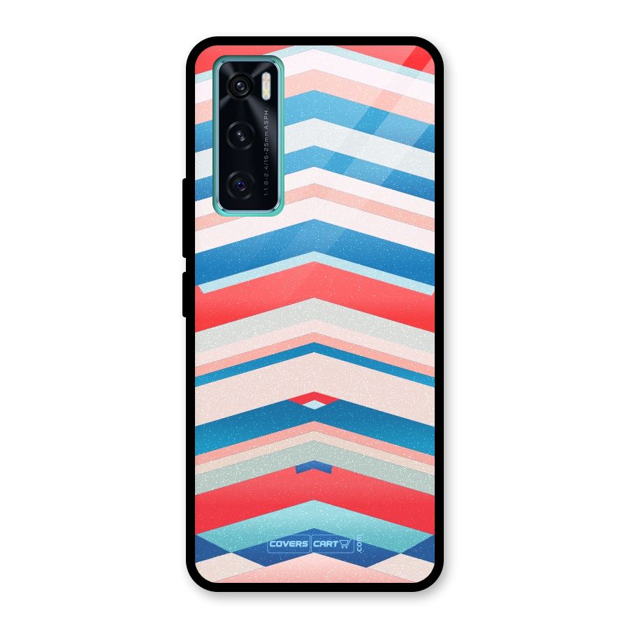 Unique Vibrant Colours Glass Back Case for Vivo V20 SE