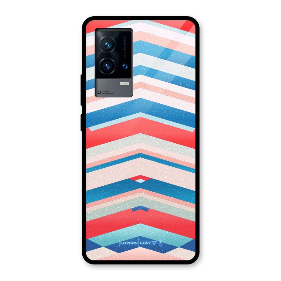 Unique Vibrant Colours Glass Back Case for iQOO 9 5G