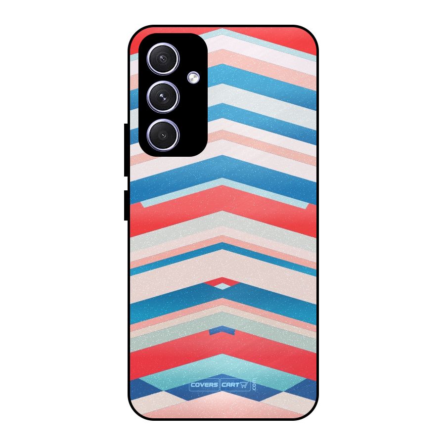 Unique Vibrant Colours Metal Back Case for Galaxy A54