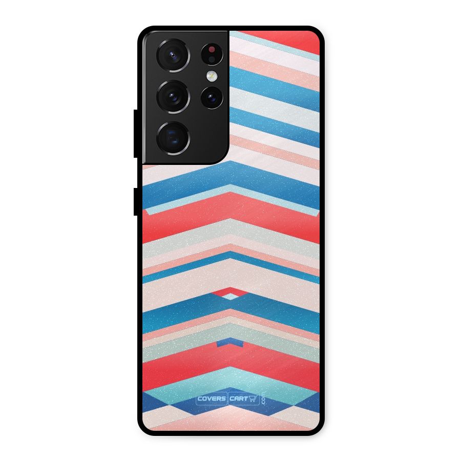 Unique Vibrant Colours Metal Back Case for Galaxy S21 Ultra 5G