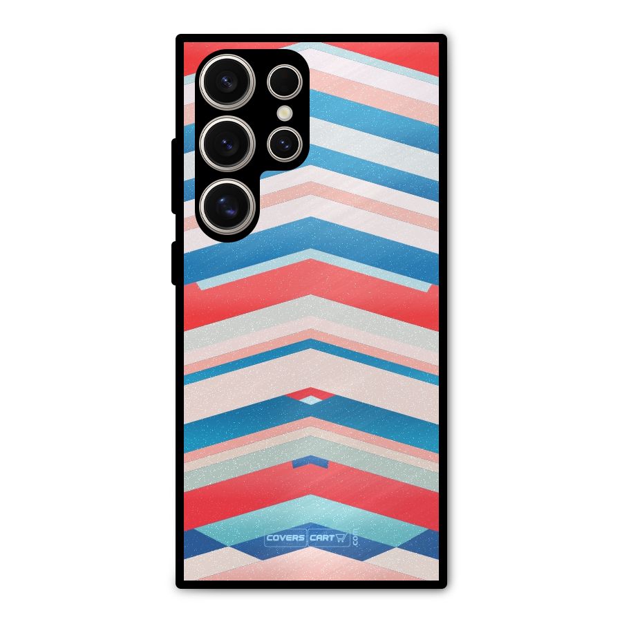 Unique Vibrant Colours Metal Back Case for Galaxy S24 Ultra