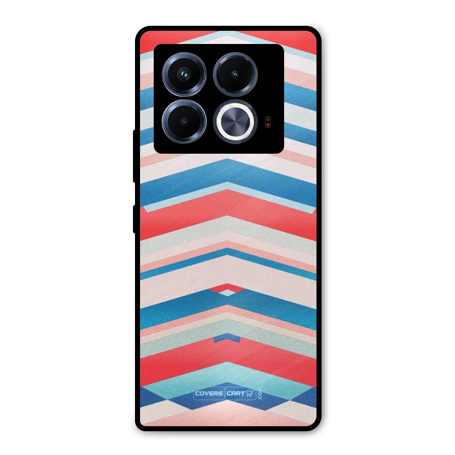 Unique Vibrant Colours Metal Back Case for Infinix Note 40 5G