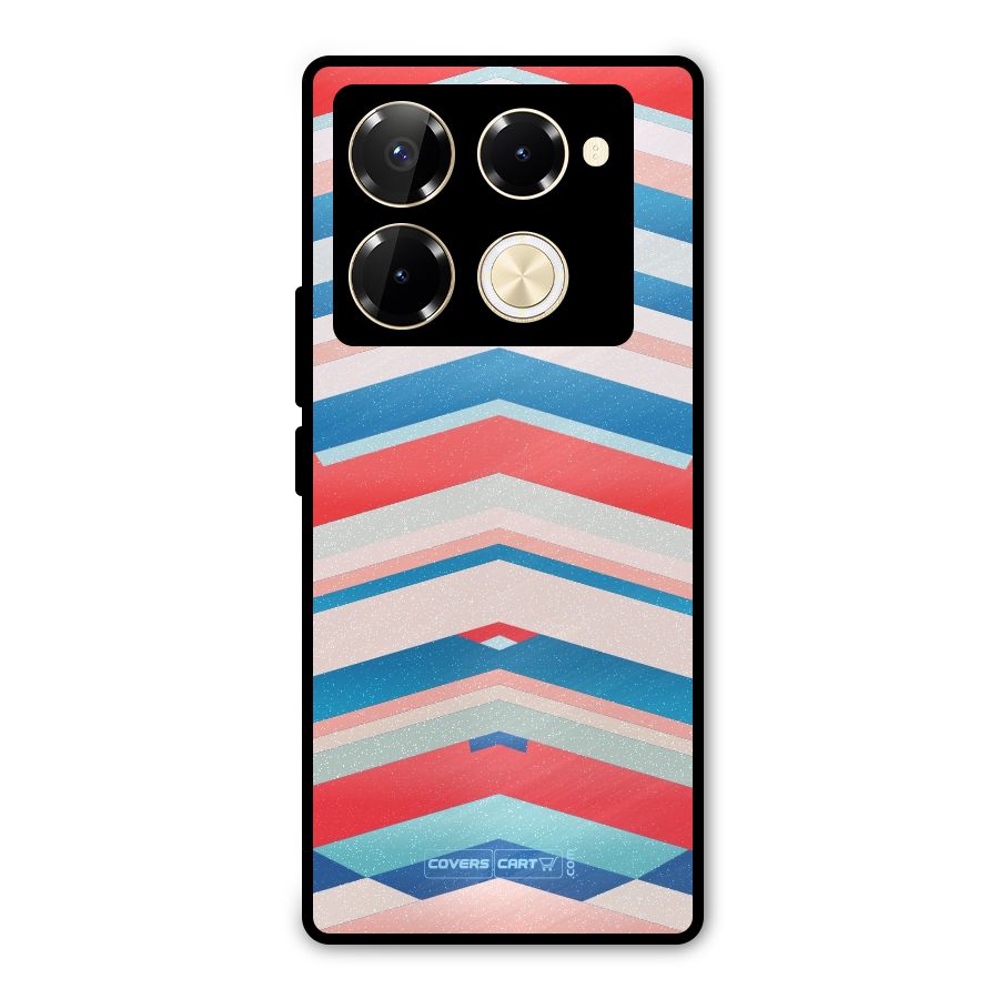 Unique Vibrant Colours Metal Back Case for Infinix Note 40 Pro