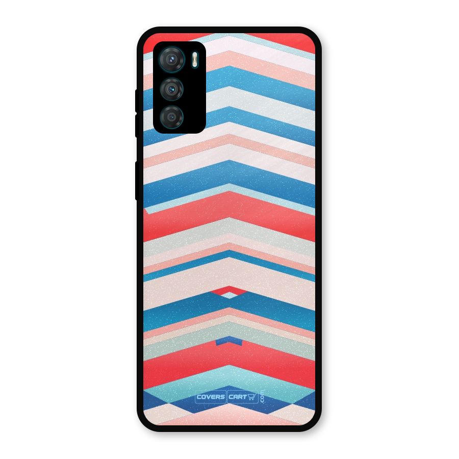 Unique Vibrant Colours Metal Back Case for Moto G42