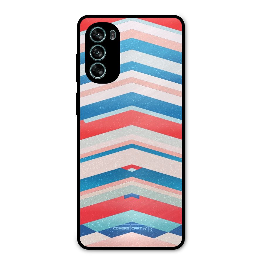 Unique Vibrant Colours Metal Back Case for Moto G62