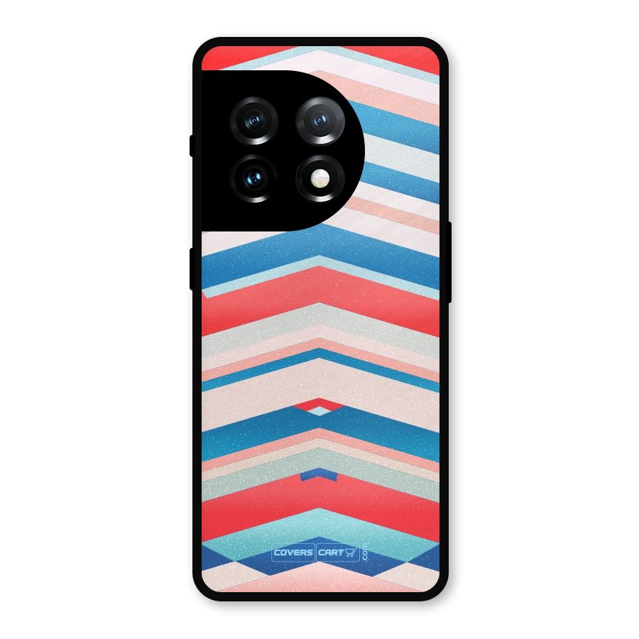 Unique Vibrant Colours Metal Back Case for OnePlus 11