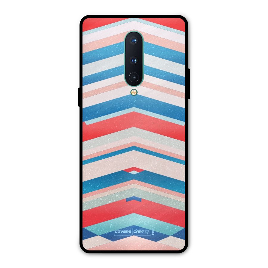 Unique Vibrant Colours Metal Back Case for OnePlus 8