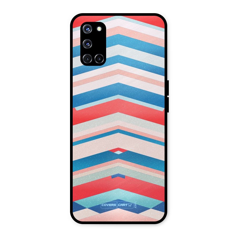 Unique Vibrant Colours Metal Back Case for Oppo A52