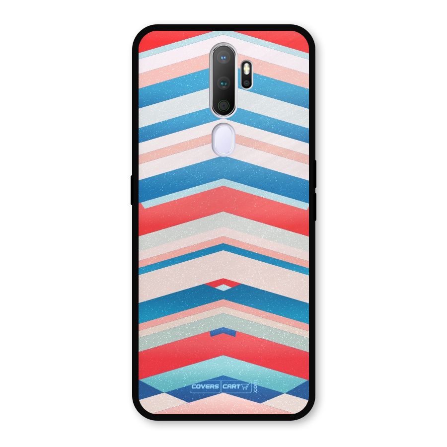 Unique Vibrant Colours Metal Back Case for Oppo A5 (2020)