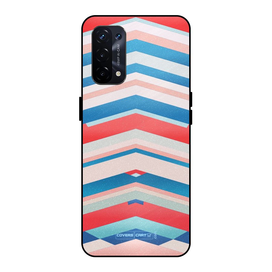 Unique Vibrant Colours Metal Back Case for Oppo A74 5G