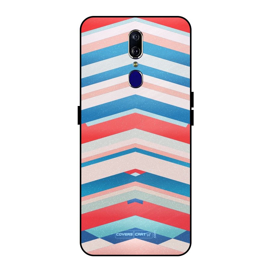 Unique Vibrant Colours Metal Back Case for Oppo F11